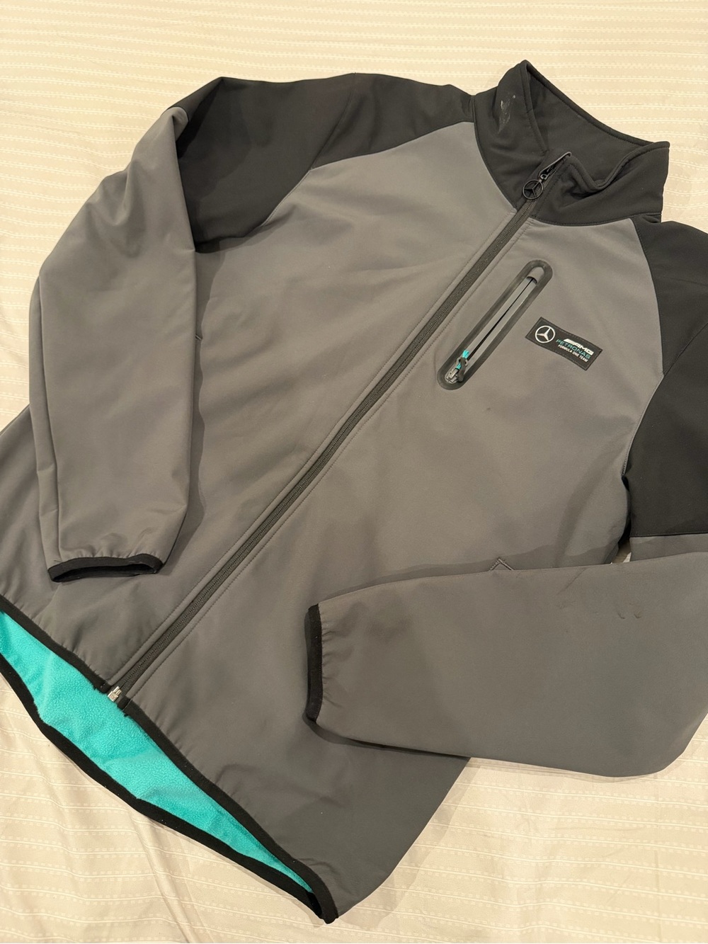 AMG Patronas Formula One Team Gray Softshell Jacket - size M